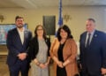 Νομοθέτες της Πολιτείας του Ροντ Αϊλαντ στην εκδήλωση μνήμης για τη Γενοκτονία του ποντιακού ελληνισμού στην κοινότητα Κοιμήσεως της Θεοτόκου στο Ποτάκετ