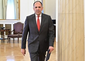 Σύγκληση, υπό την προεδρία του Γιώργου Γεραπετρίτη, του Εθνικού Συμβουλίου Εξωτερικής Πολιτικής (φωτ.: EUROKINISSI / Μιχάλης Καραγιάννης)