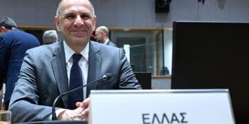 Ο Γιώργος Γεραπετρίτης στο Συμβούλιο Εξωτερικών Υποθέσεων της ΕΕ, Δευτέρα 11 Μαΐου 2026 (φωτ.: European Union)