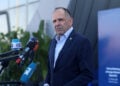 Ο Γ. Γεραπετρίτης στο άτυπο συμβούλιο των υπουργών Εξωτερικών της ΕΕ (φωτ.: EPA / George Christophorou)