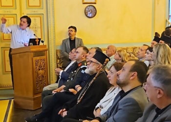 Ομιλία του Σάββα Καλεντερίδη στην εκδήλωση «Πατρίδα στην καρδιά». Κως, Σάββατο 16 Μαΐου 2026 (φωτ.: realvoice995.gr)