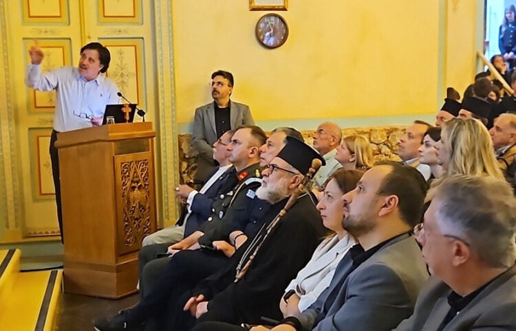 Ομιλία του Σάββα Καλεντερίδη στην εκδήλωση «Πατρίδα στην καρδιά». Κως, Σάββατο 16 Μαΐου 2026 (φωτ.: realvoice995.gr)