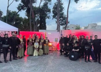 Στο Θέατρο Πάρκου Νέας Ελβετίας, Τετάρτη 13 Μαΐου 2026 (φωτ.: Facebook / Καλλιτεχνική Στέγη Ποντίων Βορείου Ελλάδος)