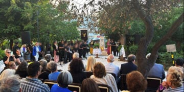 Στην Πλατεία Πόντου στον Καρέα για τα 107 χρόνια από τη Γενοκτονία των Ποντίων. Πέμπτη 28 Μαΐου 2026 (φωτ.: Facebook / Δήμος Βύρωνα)