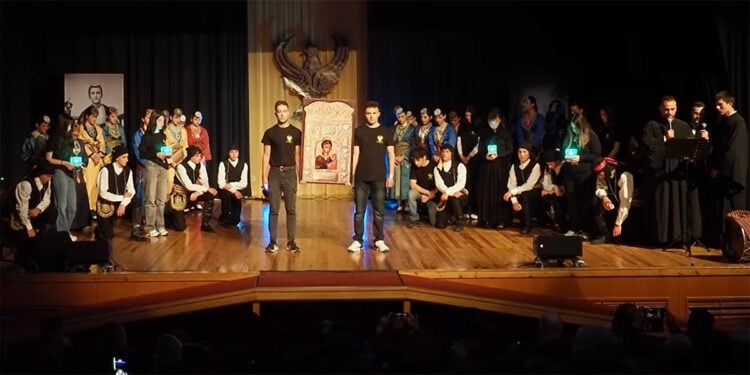 Στιγμιότυπο από το βίντεο της εκδήλωσης (πηγή: youtube.com / evrytanika.gr)