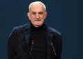 Ο Δημήτρης Καταλειφός στην τελετή απονομής των Βραβείων «Κάρολος Κουν» και των Βραβείων Κριτικών Θεάτρου και Μουσικής 2022-23. Δευτέρα 11 Μαρτίου 2024 (φωτ.: EUROKINISSI / Μιχάλης Καραγιάννης)