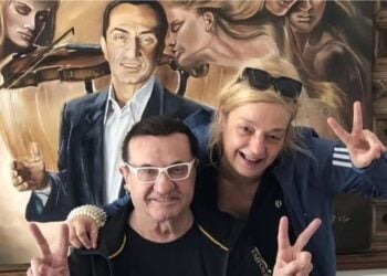 Ο Λευτέρης Πανταζής και η Λένα Κιτσοπούλου (πηγή: aefestival.gr/)