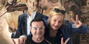 Ο Λευτέρης Πανταζής και η Λένα Κιτσοπούλου (πηγή: aefestival.gr/)