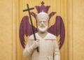 Ο ανδριάντας του Κωνσταντίνου Παλαιολόγου, έργο του γλύπτη Νικόλα (Παυλόπουλου). Πηγή: Εθνικό Ιστορικό Μουσείο / Συλλογή Γλυπτών / Ιστορική και Εθνολογική Εταιρεία της Ελλάδος