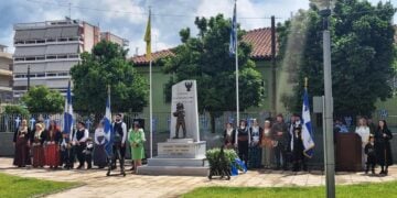 Από την εκδήλωση στη Λαμία για τα 107 χρόνια από τη Γενοκτονία των Ποντίων, Κυριακή 24 Μαΐου 2026 (φωτ.: Δήμος Λαμιέων)