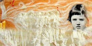 (Φωτ.: Μέρος του εικαστικού της αφίσας για τις εκδηλώσεις μνήμης του δήμου Αλεξανδρούπολης/Ιωάννης Λουκίδης)