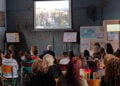 Προβολή στο πλαίσιο της εκδήλωσης «Στα χνάρια των Μικρασιατών προσφύγων» (φωτ.: 5ο Δημοτικό Σχολείο Λαμίας)