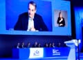 Ο Κυριάκος Μητσοτάκης στη δεύτερη ημέρα εργασιών του 16ου Τακτικού Συνεδρίου της ΝΔ, Σάββατο 16  Μαΐου 2026 (φωτ.: EUROKINISSI / Γιώργος Κονταρίνης)