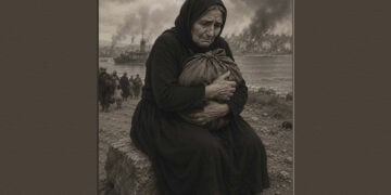 Η εικόνα με την οποία συνοδεύει την ανάρτησή του ο συγγραφέας (πηγή: facebook / Κοσμάς Αψαλιώτης Τσίναλης)
