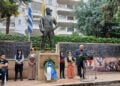 Στιγμιότυπο από την εκδήλωση μνήμης που έγινε το 2025 στην Πλατεία Καπετανίδη στη Βέροια (φωτ.: Facebook / Εύξεινος Λέσχη Βέροιας)