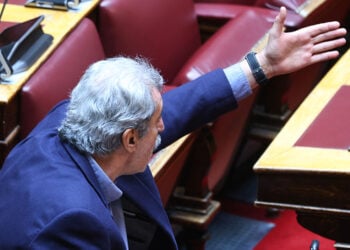 Ο Παύλος Πολάκης στη Βουλή, Πέμπτη 14 Μαΐου 2026 (φωτ.: EUROKINISSI / Γιάννης Παναγόπουλος)