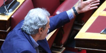 Ο Παύλος Πολάκης στη Βουλή, Πέμπτη 14 Μαΐου 2026 (φωτ.: EUROKINISSI / Γιάννης Παναγόπουλος)