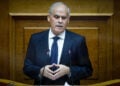 Ο Νίκος Ταγαράς σε παλαιότερη φωτογραφία από την Ολομέλεια της Βουλής (φωτ.: EUROKNISSI / Γιώργος Κονταρίνης)