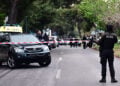 Το σημείο όπου έπεσε νεκρός ο Γ. Μοσχούρης (φωτ.: EUROKINISSI / Κώστας Τζούμας)