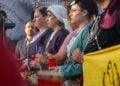 Στιγμιότυπο από την περσινή εκδήλωση για τη 19η Μαΐου στο Παραλίμνι. Στο βάθος διακρίνεται ο πρόεδρος Ν. Χριστοδουλίδης (φωτ.: facebook/Τεμέτερον - Σύλλογος Ποντίων Αμμοχώστου)