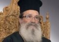 O Πρωτοπρεσβύτερος του προσκυνήματος των Παμμεγίστων Ταξιαρχών στο Μανταμάδο, στη Λέσβο, Ευστράτιος Δήσσος (φωτ.: ΑΠΕ-ΜΠΕ/Στρατής Μπαλάσκας)