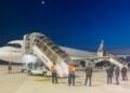 Το αεροσκάφος με το οποίο έφθασε η ιρανική αντιπροσωπεία στο Μπούργκενστοκ της Ελβετίας (πηγή: x.com/SwissMFA/status/2068431300373962786)