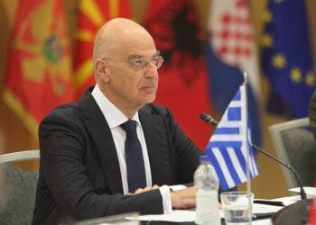 Ο Νίκος Δένδιας στη 19η Διαβαλκανική Σύνοδο Αρχηγών Γενικών Επιτελείων Ενόπλων Δυνάμεων στη Θεσσαλονίκη, 3 Ιουνίου 2026 (φωτ.: MOTIONTEAM / Βασίλης Βερβερίδης)