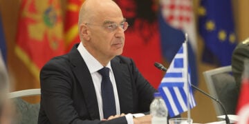 Ο Νίκος Δένδιας στη 19η Διαβαλκανική Σύνοδο Αρχηγών Γενικών Επιτελείων Ενόπλων Δυνάμεων στη Θεσσαλονίκη, 3 Ιουνίου 2026 (φωτ.: MOTIONTEAM / Βασίλης Βερβερίδης)