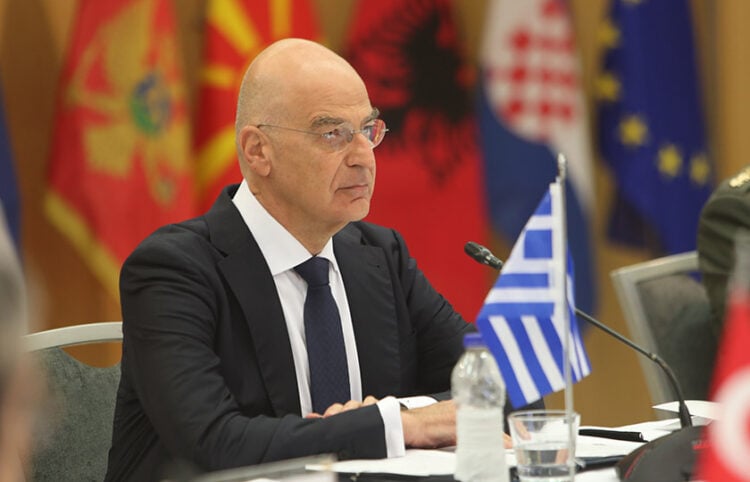 Ο Νίκος Δένδιας στη 19η Διαβαλκανική Σύνοδο Αρχηγών Γενικών Επιτελείων Ενόπλων Δυνάμεων στη Θεσσαλονίκη, 3 Ιουνίου 2026 (φωτ.: MOTIONTEAM / Βασίλης Βερβερίδης)