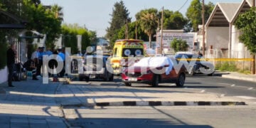 Το σημείο όπου ο αστυνομικός πυροβόλησε τη σύζυγό του και στη συνέχεια αυτοπυροβολήθηκε. Τρίτη 30 Ιουνίου 2026 (φωτ.: philenews.com)