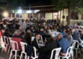Από το περυσινό γλέντι της Λέσχης στον προαύλιο χώρο των εγκαταστάσεών της (Φωτ.: Facebook/Εύξεινος Λέσχη Ποντίων Μαρίνας «Η Ρωμανία»)