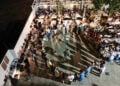 Στιγμιότυπο από τον καλοκαιρινό χορό της Ευξείνου Λέσχης Αθηνών, το 2025 (πηγή: facebook / Εύξεινος Λέσχη Αθηνών)