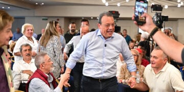 Ο Σωκράτης Φάμελλος στη συνεδρίαση της Κεντρικής Επιτροπής του ΣΥΡΙΖΑ-ΠΣ. Σάββατο 6 Ιουνίου 2026 (φωτ.: EUROKINISSI /  Τατιάνα Μπόλαρη)