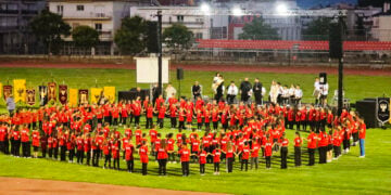 Στιγμιότυπο από το Το 3ο Παιδικό Φεστιβάλ Ποντιακών Χορών που διοργάνωσε ο Σύνδεσμος Ποντιακών Σωματείων Δυτικής Μακεδονίας και Ηπείρου, στην Κοζάνη. Σάββατο 20 Ιουνίου 2026 (φωτ.: kozan.gr)
