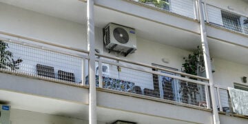 Το διαμέρισμα της οικογένειας όπου η 39χρονη δολοφονήθηκε από τον σύζυγό της, στην Καλαμάτα. Δευτέρα 1 Ιουνίου 2026 (φωτ.: EUROKINISSI / Νικήτας Κώτσιαρης)