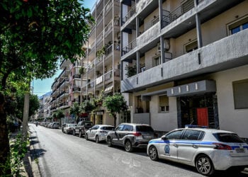 Ο δρόμος όπου συνέβη το φριχτό έγκλημα (φωτ.: EUROKINISSI / Νικήτας Κώτσιαρης)