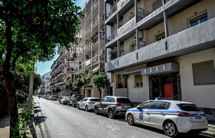 Ο δρόμος όπου συνέβη το φριχτό έγκλημα (φωτ.: EUROKINISSI / Νικήτας Κώτσιαρης)