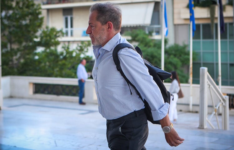 O Δημήτρης Λιγνάδης προσέρχεται στο Μικτό Ορκωτό Εφετείο Αθηνών, Παρασκευή 5 Ιουνίου 2026 (φωτ.: EUROKINISSI / Σωτήρης Δημητρόπουλος)