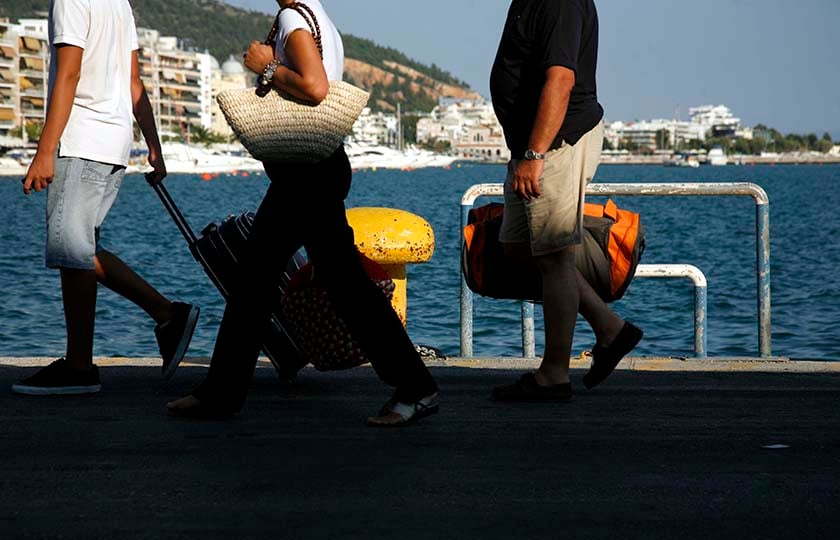 Στιγμιότυπο από το λιμάνι του Βόλου  (φωτ.: EUROKINISSI / Βάιος Χασιαλής)