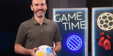 Ο Νίκος Νταμπίζας στο Allwyn Game Time