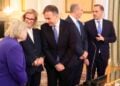 Ορκωμοσία των νέων μελών της κυβέρνησης στο Προεδρικό Μέγαρο. Παρασκευή 12 Ιουνίου 2026 (φωτ.: EUROKINISSI / Γιώργος Κονταρίνης)