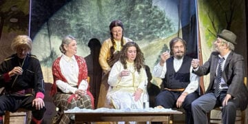 «Ο χωρέτες» από το Ποντιακό Θέατρο Μακεδονίας (φωτ.: Facebook / Μορφωτικός Ποντιακός Σύλλογος Ν. Τραπεζούντας «Αλέξανδρος Υψηλάντης»)