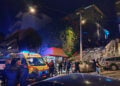 Αστυνομικοί στο σημείο όπου δολοφονήθηκε ο 25χρονος Τούρκους, στη Νεάπολη Εξαρχείων (φωτ.: EUROKINISSI / Γιάννης Παναγόπουλος)