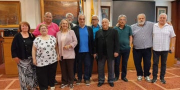 Το νέο ΔΣ του Πανελλήνιου Συνδέσμου Ποντίων Εκπαιδευτικών, Σάββατο 30 Μαΐου 2026 (φωτ.: Facebook / Στάθης Μάραντος Αμαραντίδης)