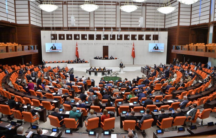 Εικόνα από την τουρκική Εθνοσυνέλευση (φωτ. αρχείου: EPA / Necati Savas)