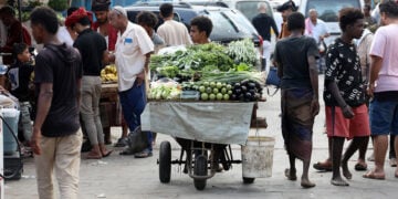Αγορά της πόλης Άντεν στη νότια Υεμένη, 8 Ιανουαρίου 2026 (φωτ.: EPA / Najeeb Mohamed)