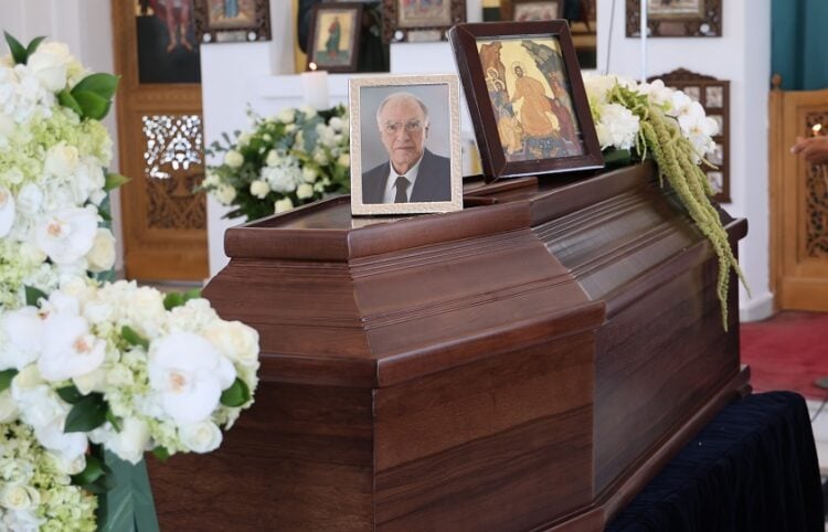 Εξόδιος ακολουθία του Βασίλη Λεβέντη. Παρασκευή 3 Ιουλίου 2026   (φωτ.: ΓΙΑΝΝΗΣ ΠΑΝΑΓΟΠΟΥΛΟΣ / EUROKINISSI)