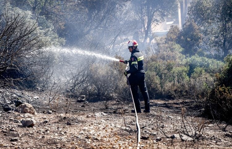 Πυρκαγιά στη περιοχή του Ρεθύμνου στην Κρήτη (ΣΥΝΕΡΓΑΤΗΣ/ EUROKINISSI)