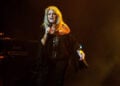 Η Μπόνι Τάιλερ στη σκηνή του Starlite Festival στη Μαρμπέγια της νότιας Ισπανίας, στις 14 Αυγούστου 2021 (φωτ.: EPA / Antonio Paz)