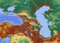 (Πηγή: en.wikipedia.org/
wiki/Caspian_Pipeline_Consortium#/media/File:Caspian-BlackSea-Tengiz-Nov.gif)